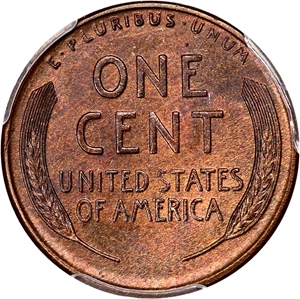 image for: 1917-S 1c PCGS/CAC MS65 RB