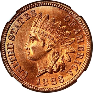 image for: 1883 1c NGC MS66 RD