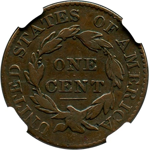 image for: 1826 1c NGC Fine Details (Obv Corrosion)