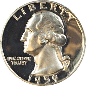 image for: 1959 25c PCGS Proof 67 CAM