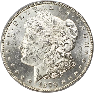 image for: 1879-S $1 PCGS/CAC MS62 (VAM-43, Reverse of 1878)