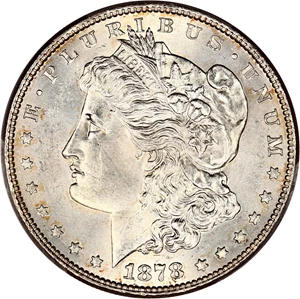 image for: 1878 8TF $1 PCGS UNC Details (Cleaning)