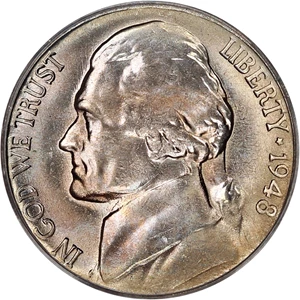 image for: 1948-S 5c PCGS MS66