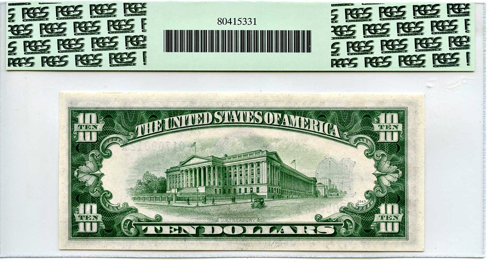 image for: FR. 1704* 1934C $10  PCGS Very Choice New 64