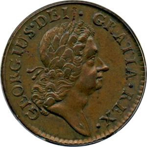 image for: 1723 Hibernia 1/2 P PCGS AU50