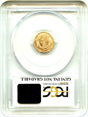 image for: 1871 G$1 PCGS UNC Details (Scratch)