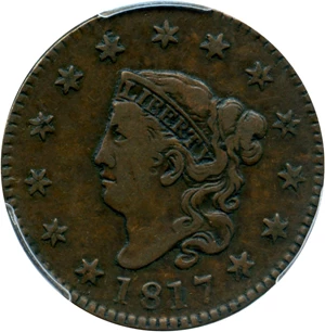 image for: 1817 1c PCGS/CAC VF20 (13 Stars)