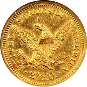 image for: 1874 $2 1/2 ANACS AU Details (Cleaned)