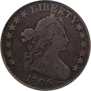 image for: 1806/9 50c NGC F12 (O-111a, 6/Inverted 6)