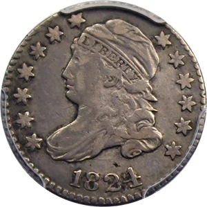 image for: 1824/2 10c PCGS VF20