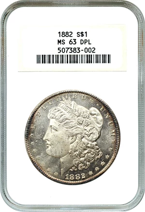 image for: 1882 $1 NGC MS63 DMPL (OH)