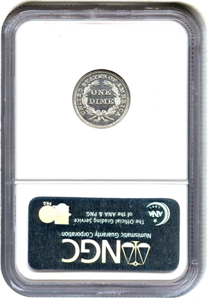 image for: 1858 H10C NGC/CAC Proof 66 CAM