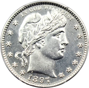 image for: 1897 25c PCGS Proof 63