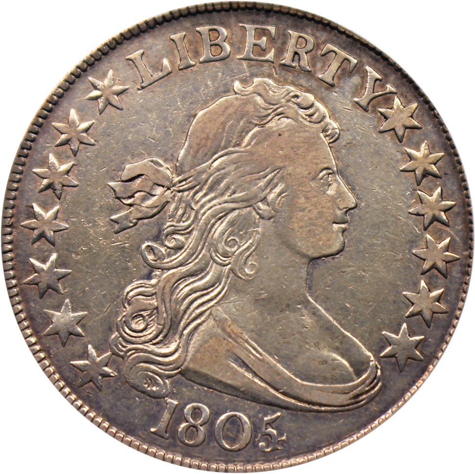 image for: 1805/4 50c PCGS VF35 (O-101a)