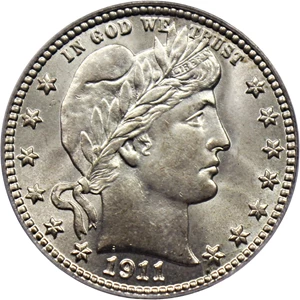 image for: 1911-S 25c PCGS/CAC MS66