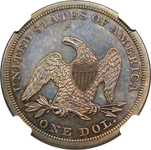 image for: 1859 $1 NGC Proof 61