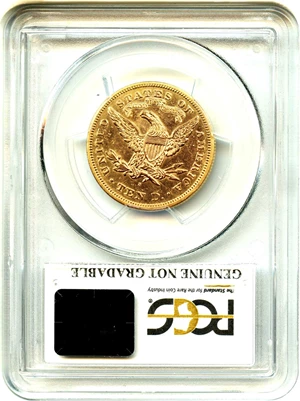 image for: 1871-S $10 PCGS AU Details (Cleaning)