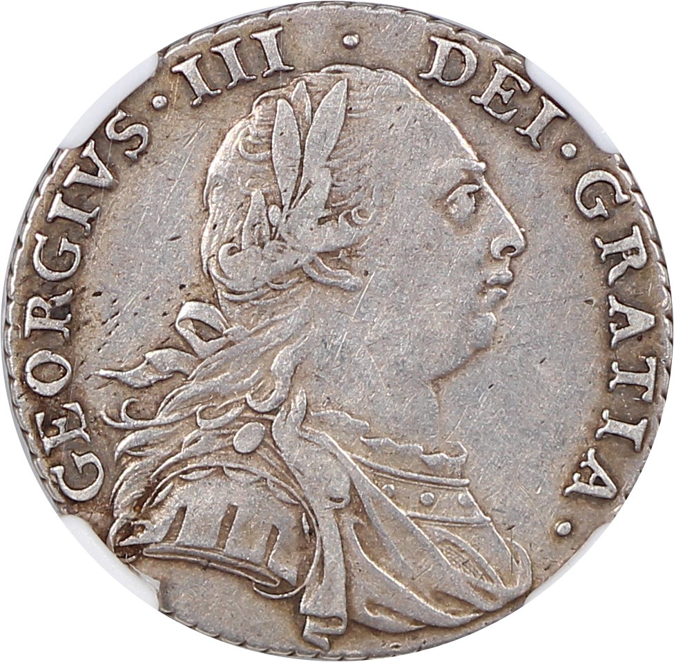 image for: Great Britain: 1787 1 Shilling NGC VF35 (Stop After III)