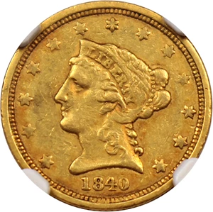 image for: 1840 $2 1/2 NGC XF45