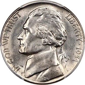 image for: 1951-S 5c PCGS MS66