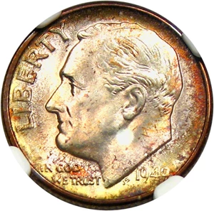 image for: 1949-S 10c NGC MS67