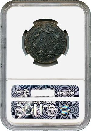 image for: 1830 1c NGC XF Details (Corrosion)