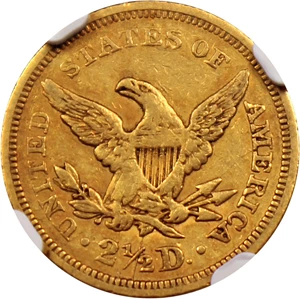 image for: 1840 $2 1/2 NGC XF45