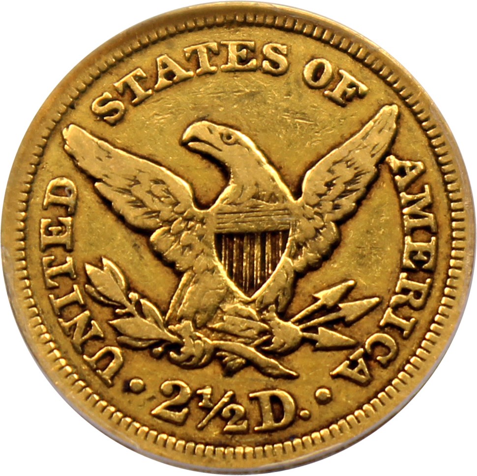 image for: 1847 $2 1/2 ANACS VF30