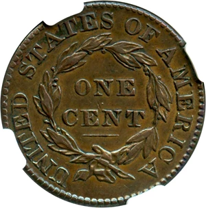 image for: 1829 1c NGC XF45 BN (Large Letters)