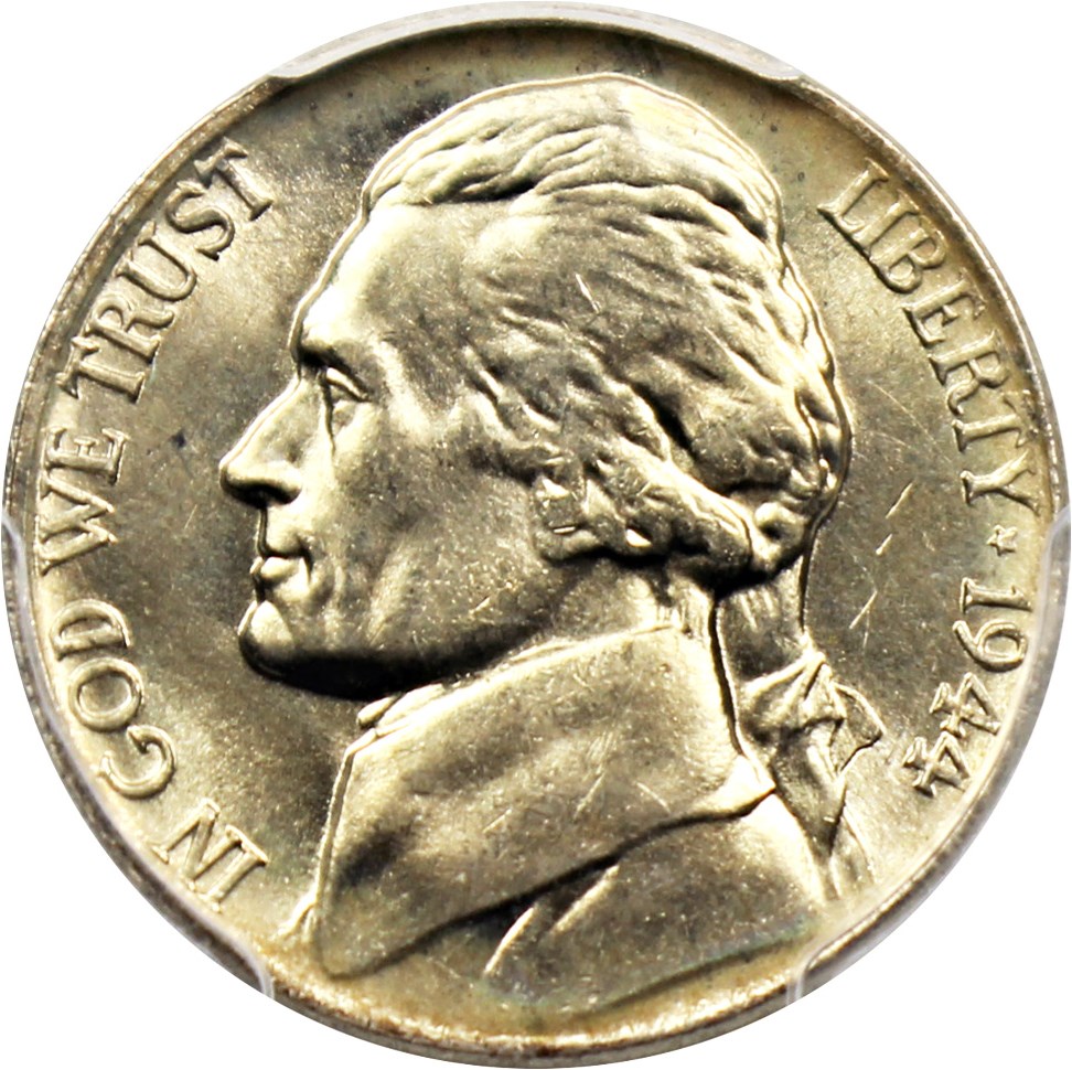 image for: 1944-P 5c PCGS MS66