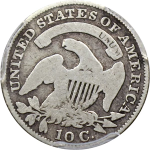 image for: 1829 10c PCGS Good-06 (Curl Base 2)