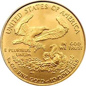 image for: 2005 Gold Eagle $10 PCGS MS69