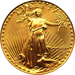 image for: 1986 Gold Eagle $25 PCGS MS69