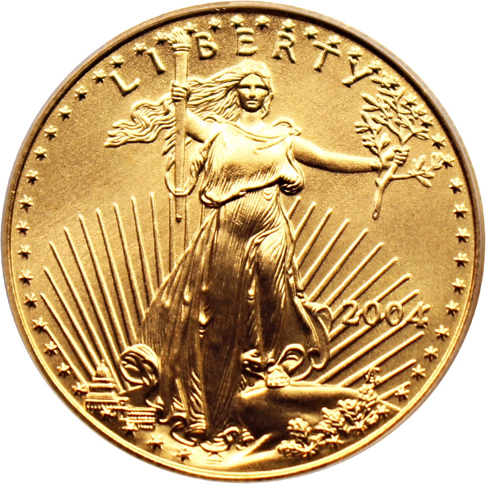 image for: 2004 Gold Eagle $25 PCGS MS69