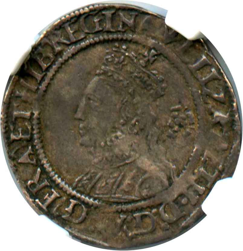 image for: England: 1562 3 Pence NGC VF35 (S-2565 Elizabeth I)