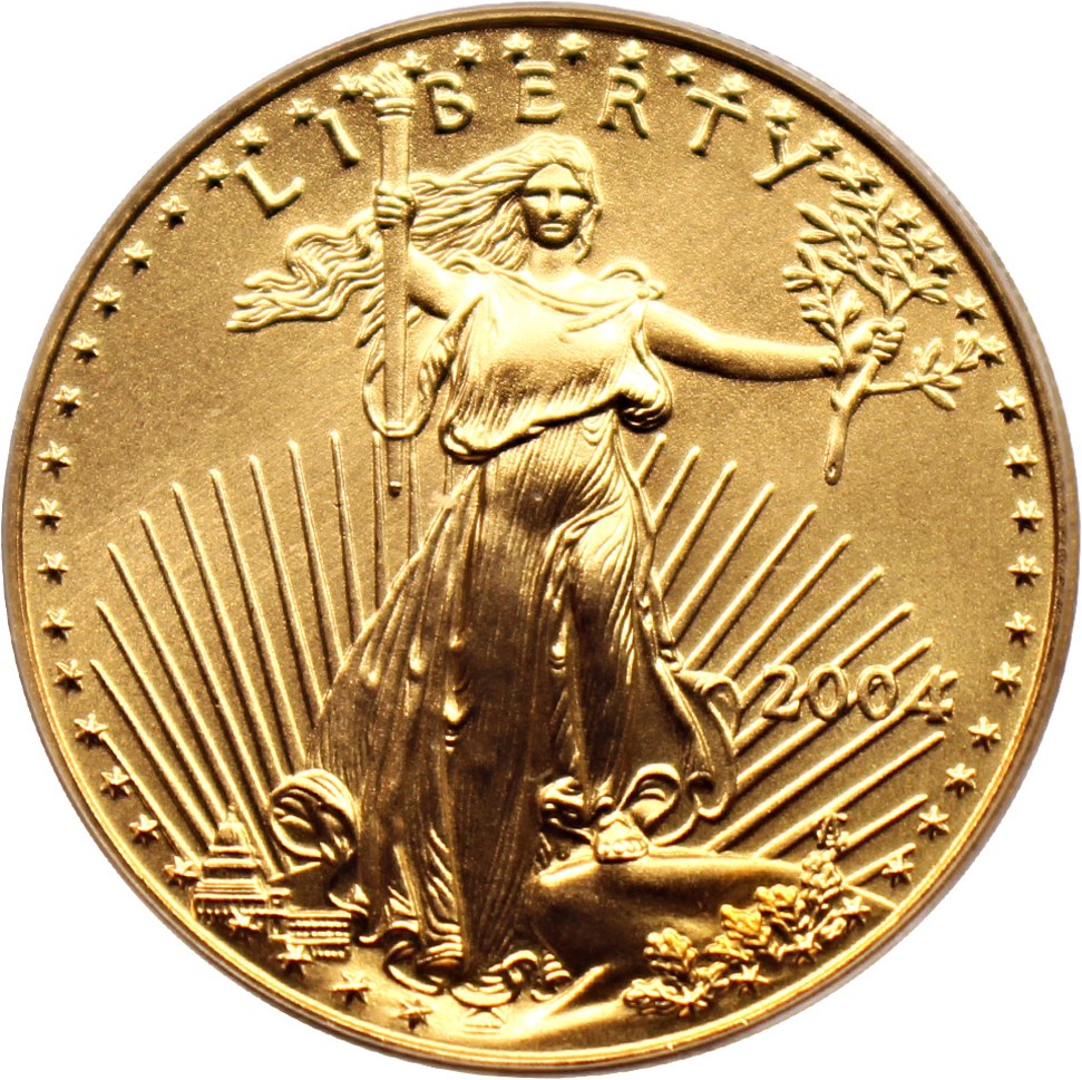 image for: 2004 Gold Eagle $25 PCGS MS69