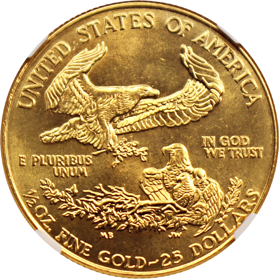 image for: 1994 Gold Eagle $25 NGC MS67