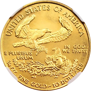 image for: 1995 Gold Eagle $10 NGC MS67