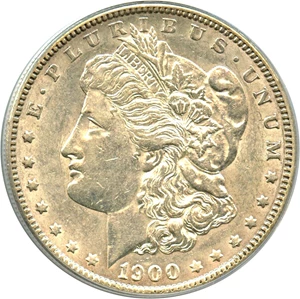 image for: Hot 50 VAM: 1900 $1 PCGS AU55 (VAM-16, Two Olive Rev)