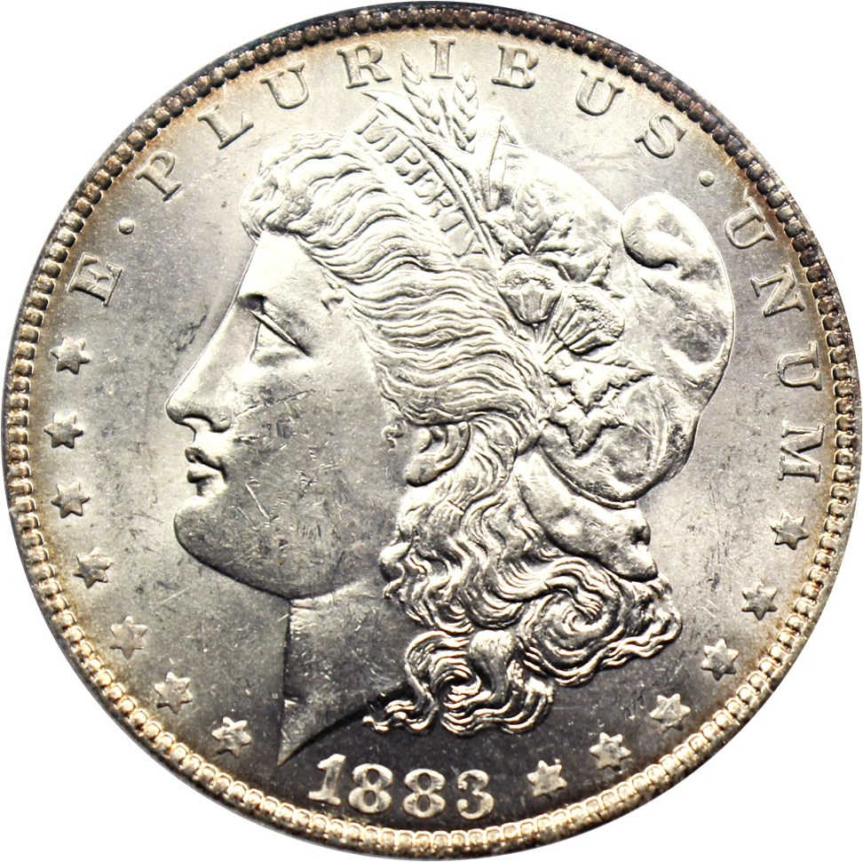 image for: Top 100 VAM: 1883-O $1 PCGS MS62 (VAM-4, O/O)