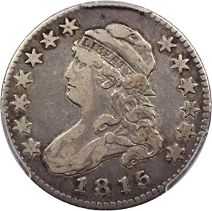 image for: 1815 25c PCGS VF25
