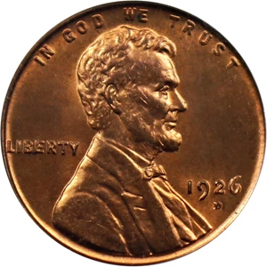 image for: 1926-D 1c PCGS/CAC MS65 RB