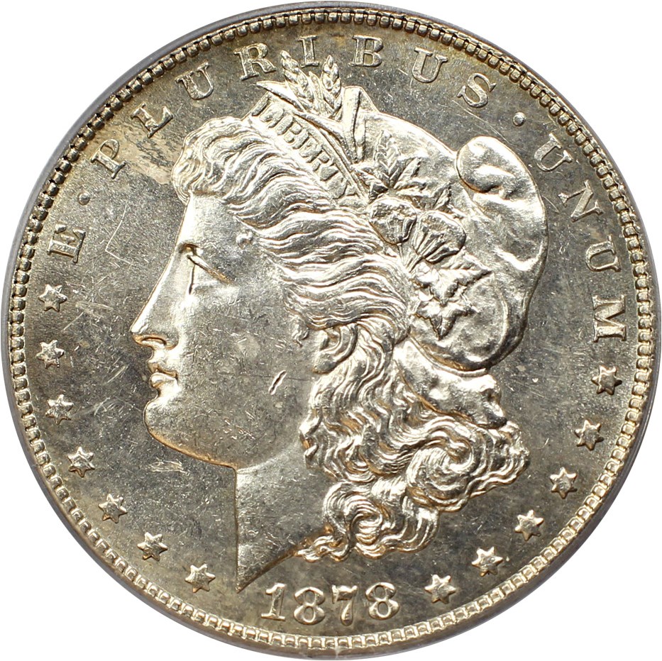 image for: Hot 50 VAM: 1878-S $1 PCGS MS62 (VAM-6, Doubled Rib)