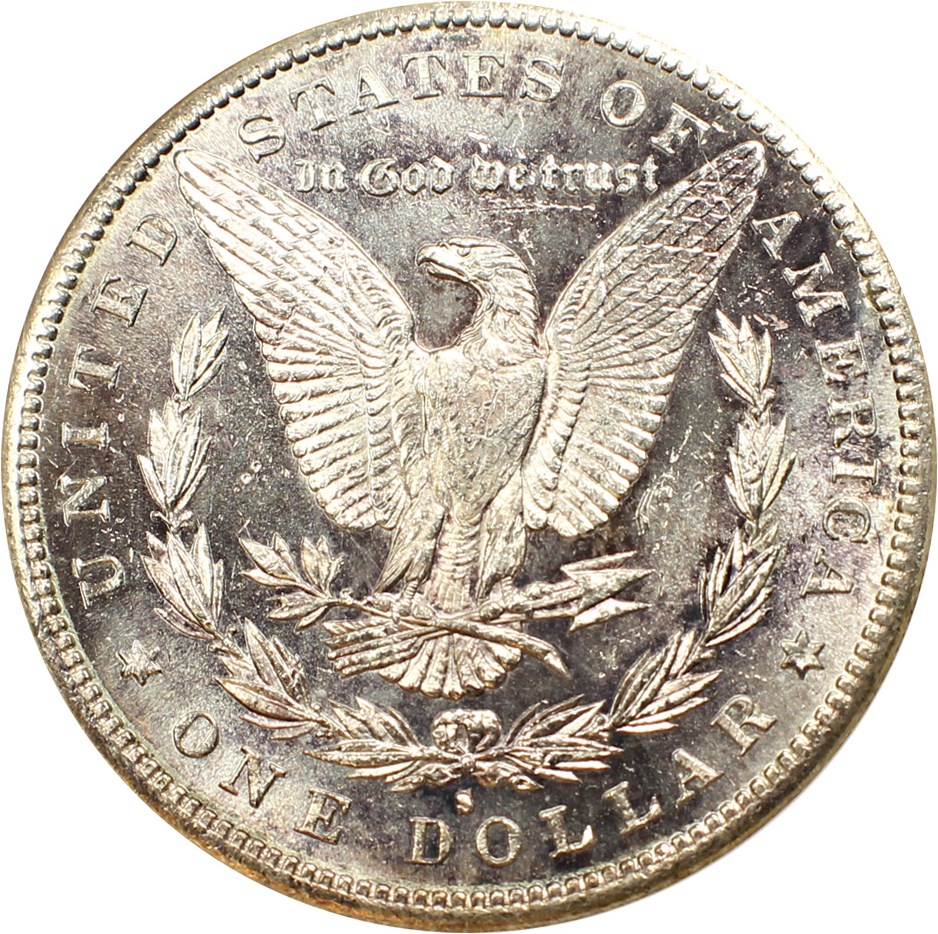 image for: 1889-S $1 ANACS MS63 DMPL