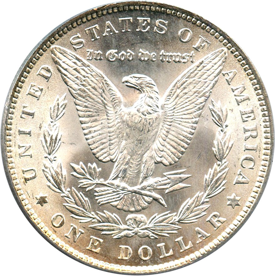 image for: Hot 50 VAM: 1888 $1 PCGS MS62 (VAM-6, Doubled Reverse)