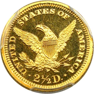 image for: 1893 $2 1/2 PCGS Proof 65 DCAM