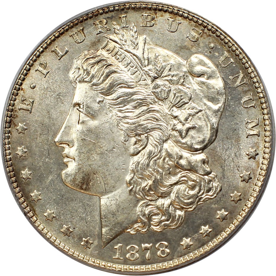 image for: Hot 50 VAM: 1878-S $1 PCGS MS62 (VAM-6, Doubled Rib)