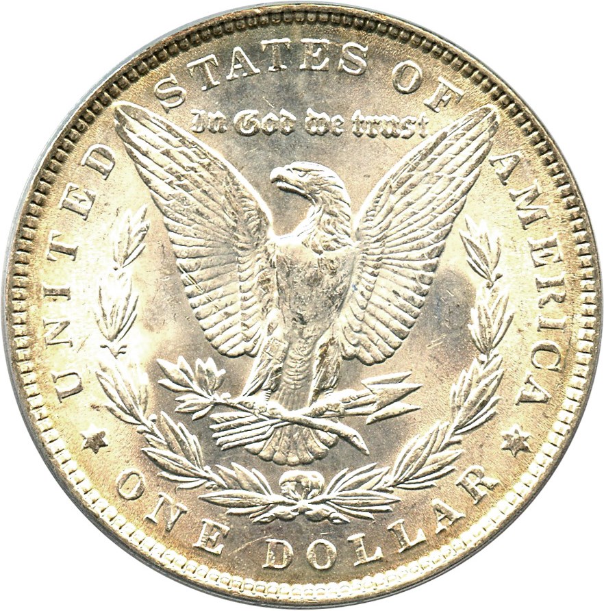 image for: 1888 $1 PCGS MS62 (VAM-4, Doubled Reverse)