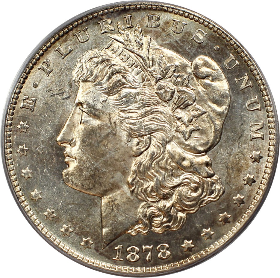 image for: Hot 50 VAM: 1878-S $1 PCGS MS62 (VAM-6, Doubled Rib)