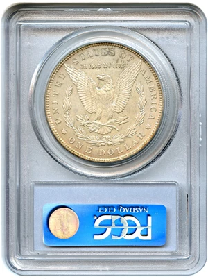 image for: Top 100 VAM: 1884 $1 PCGS MS63 (VAM-3, Large Dot)